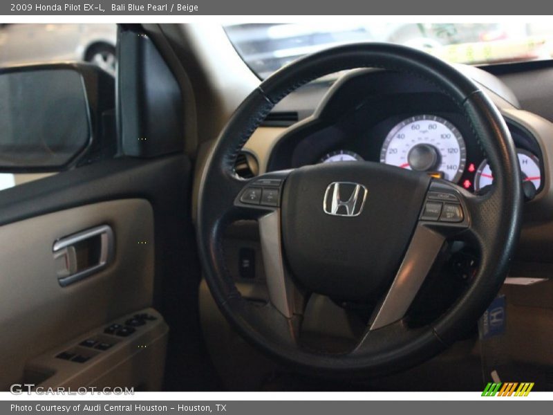 Bali Blue Pearl / Beige 2009 Honda Pilot EX-L