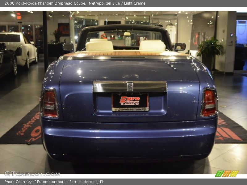 Metropolitan Blue / Light Creme 2008 Rolls-Royce Phantom Drophead Coupe