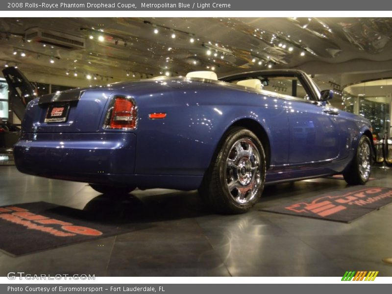 Metropolitan Blue / Light Creme 2008 Rolls-Royce Phantom Drophead Coupe