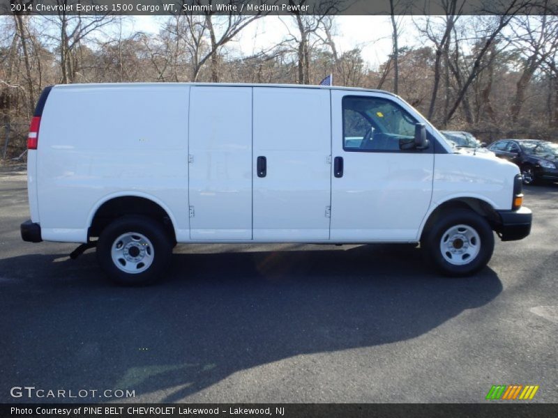 Summit White / Medium Pewter 2014 Chevrolet Express 1500 Cargo WT