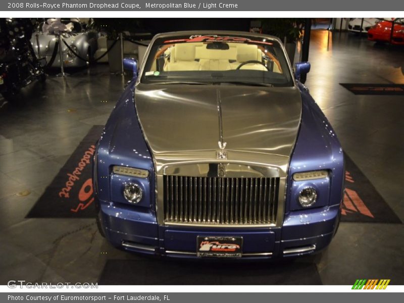 Metropolitan Blue / Light Creme 2008 Rolls-Royce Phantom Drophead Coupe