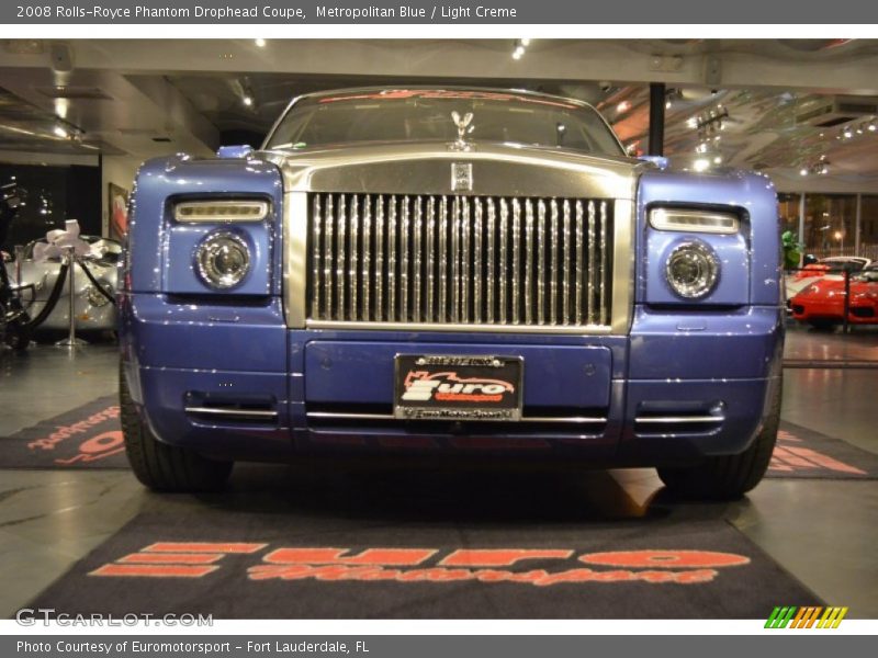 Metropolitan Blue / Light Creme 2008 Rolls-Royce Phantom Drophead Coupe