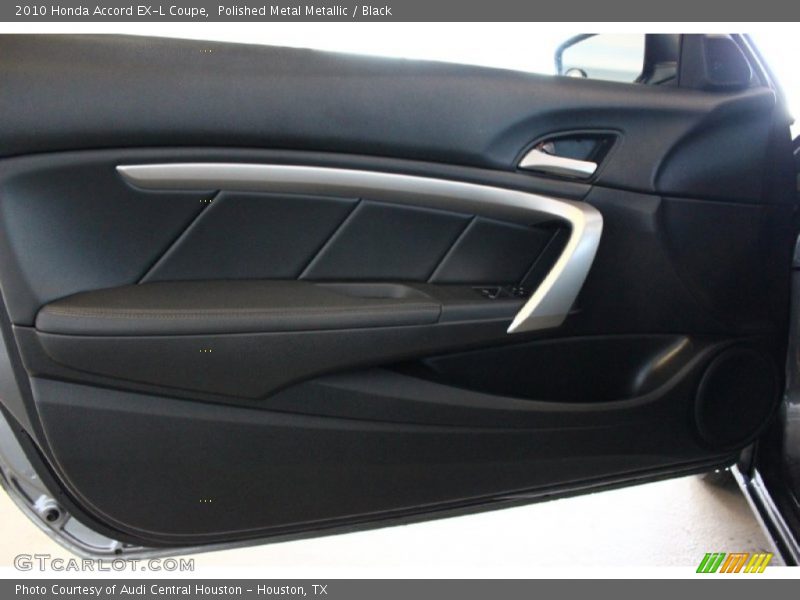 Polished Metal Metallic / Black 2010 Honda Accord EX-L Coupe