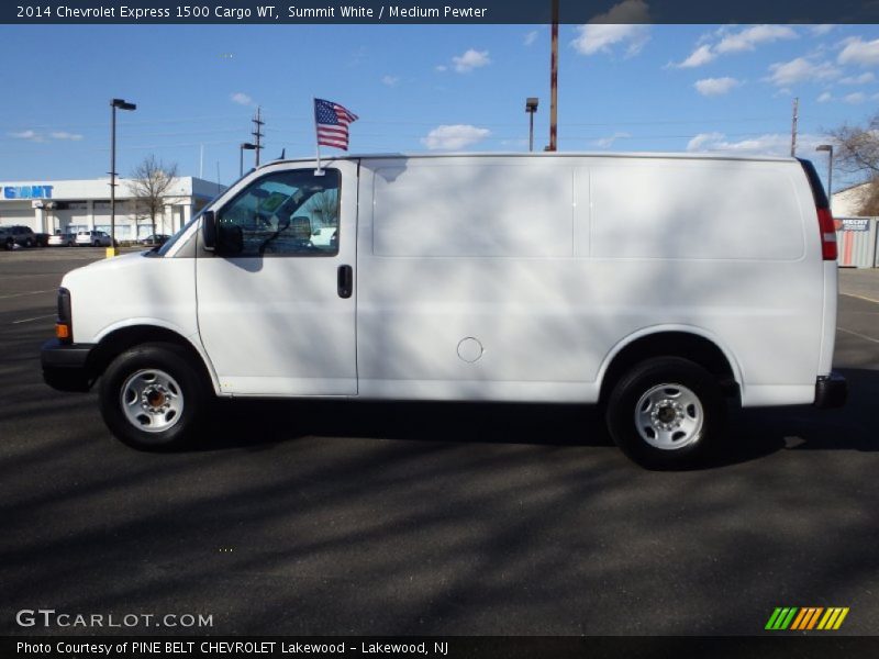 Summit White / Medium Pewter 2014 Chevrolet Express 1500 Cargo WT