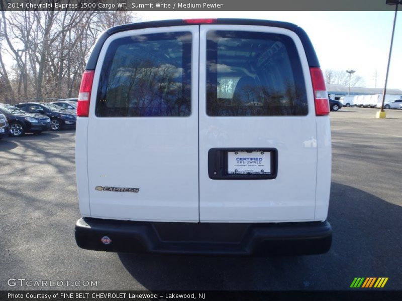 Summit White / Medium Pewter 2014 Chevrolet Express 1500 Cargo WT