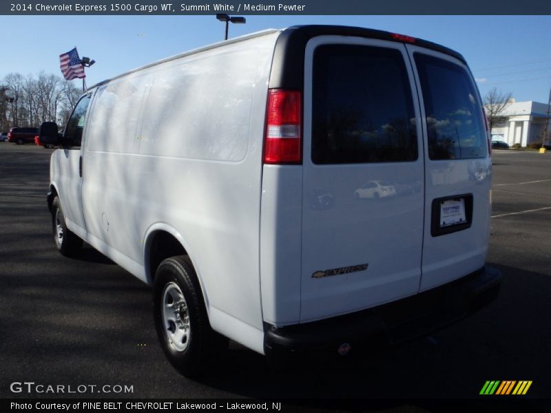 Summit White / Medium Pewter 2014 Chevrolet Express 1500 Cargo WT