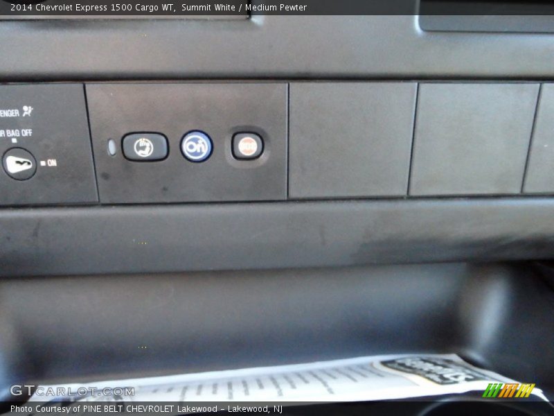 Summit White / Medium Pewter 2014 Chevrolet Express 1500 Cargo WT