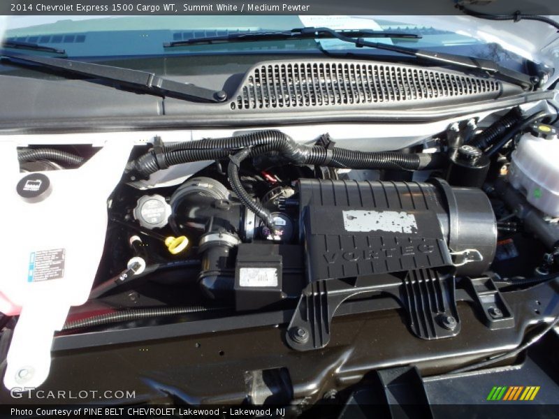 Summit White / Medium Pewter 2014 Chevrolet Express 1500 Cargo WT