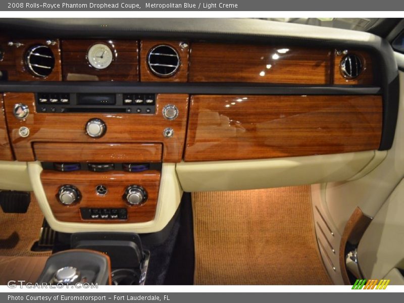 Metropolitan Blue / Light Creme 2008 Rolls-Royce Phantom Drophead Coupe