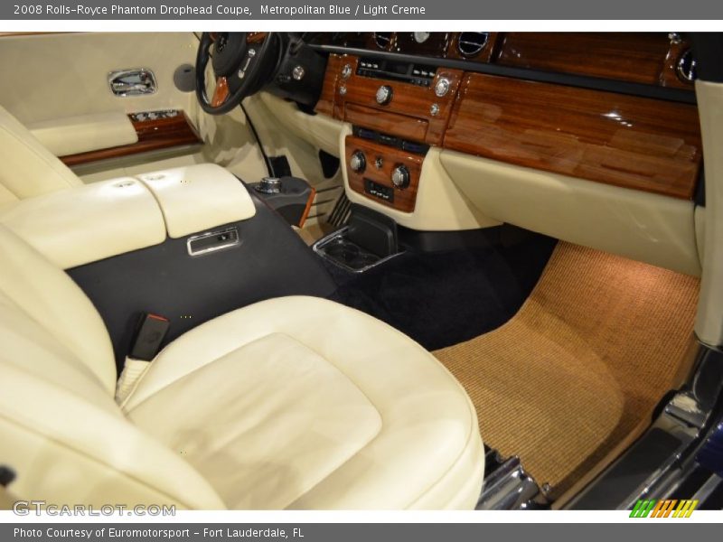 Metropolitan Blue / Light Creme 2008 Rolls-Royce Phantom Drophead Coupe