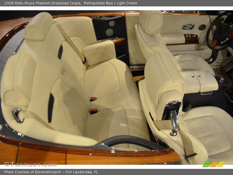 Metropolitan Blue / Light Creme 2008 Rolls-Royce Phantom Drophead Coupe