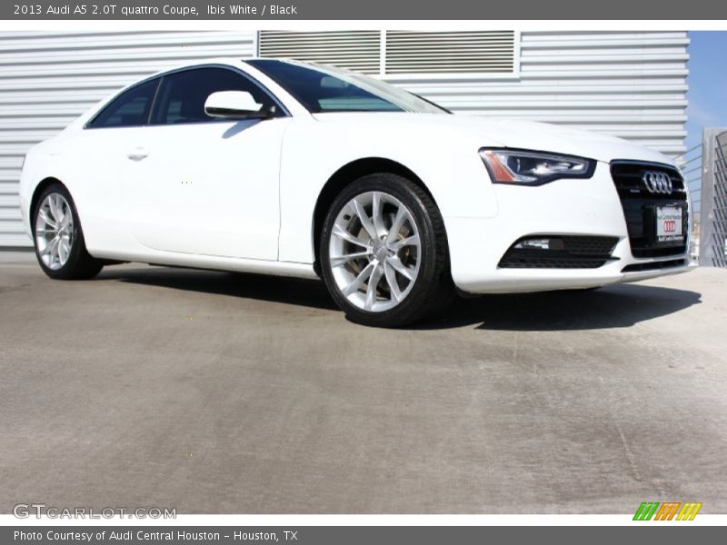 Ibis White / Black 2013 Audi A5 2.0T quattro Coupe