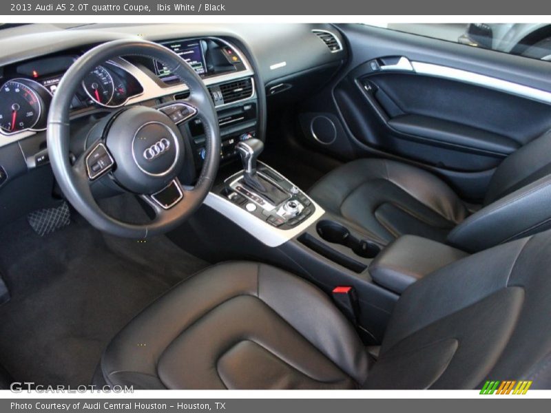 Ibis White / Black 2013 Audi A5 2.0T quattro Coupe