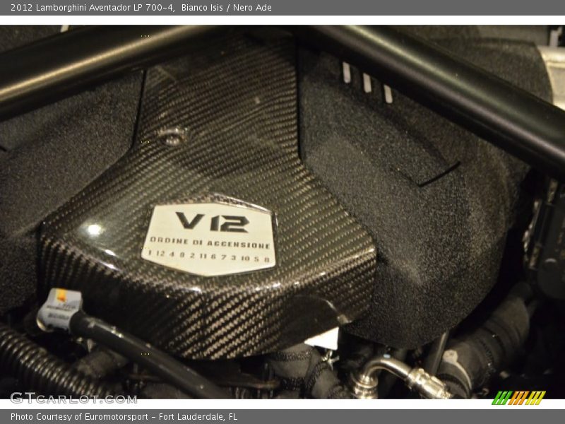  2012 Aventador LP 700-4 Engine - 6.5 Liter DOHC 48-Valve VVT V12