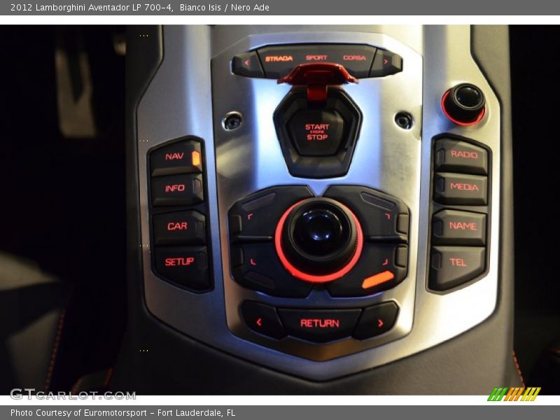 Controls of 2012 Aventador LP 700-4