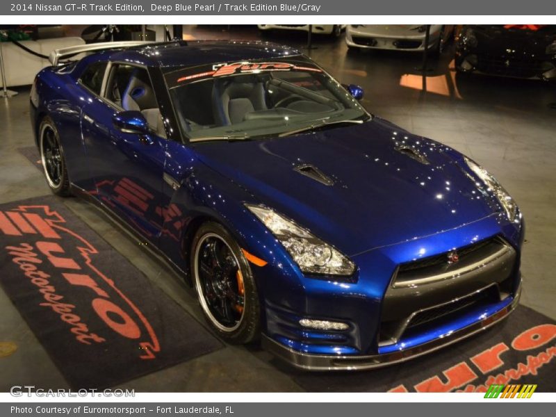 Deep Blue Pearl / Track Edition Blue/Gray 2014 Nissan GT-R Track Edition