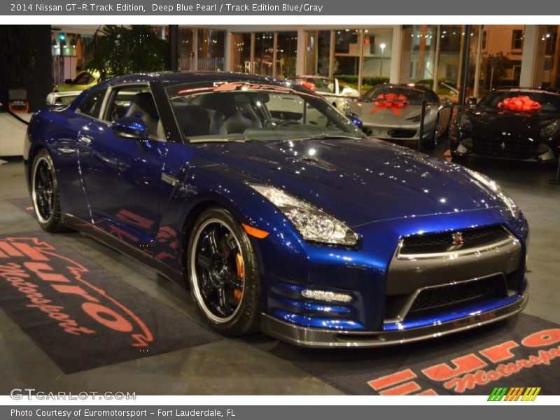 Deep Blue Pearl / Track Edition Blue/Gray 2014 Nissan GT-R Track Edition