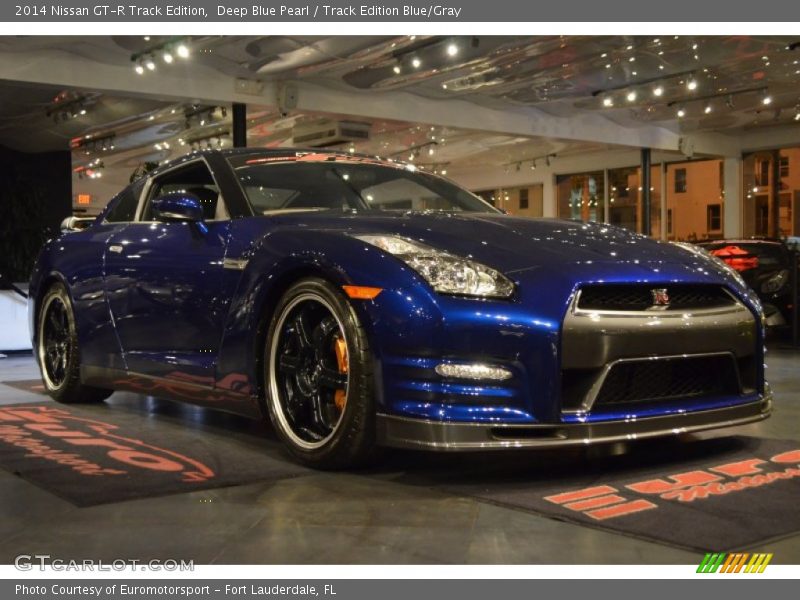 Deep Blue Pearl / Track Edition Blue/Gray 2014 Nissan GT-R Track Edition