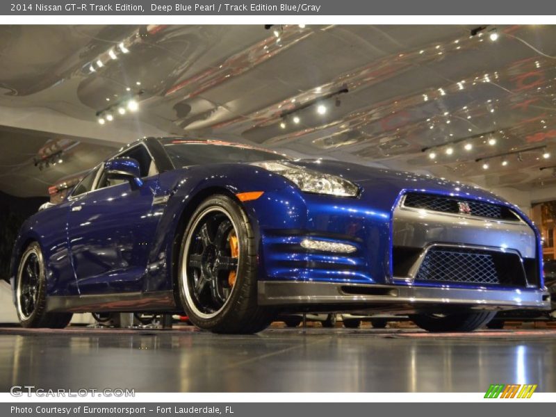 Deep Blue Pearl / Track Edition Blue/Gray 2014 Nissan GT-R Track Edition