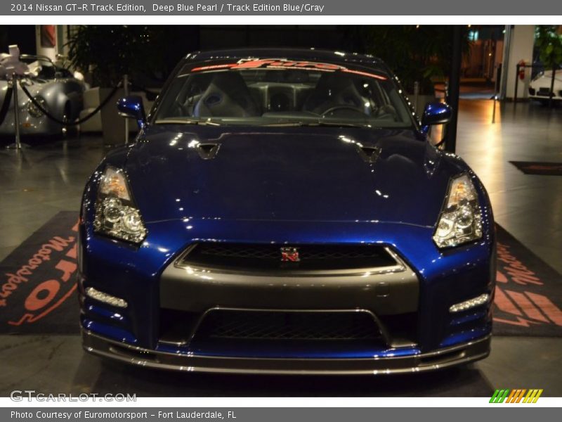 Deep Blue Pearl / Track Edition Blue/Gray 2014 Nissan GT-R Track Edition