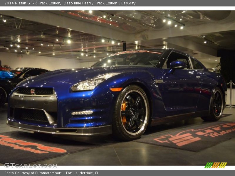 Deep Blue Pearl / Track Edition Blue/Gray 2014 Nissan GT-R Track Edition