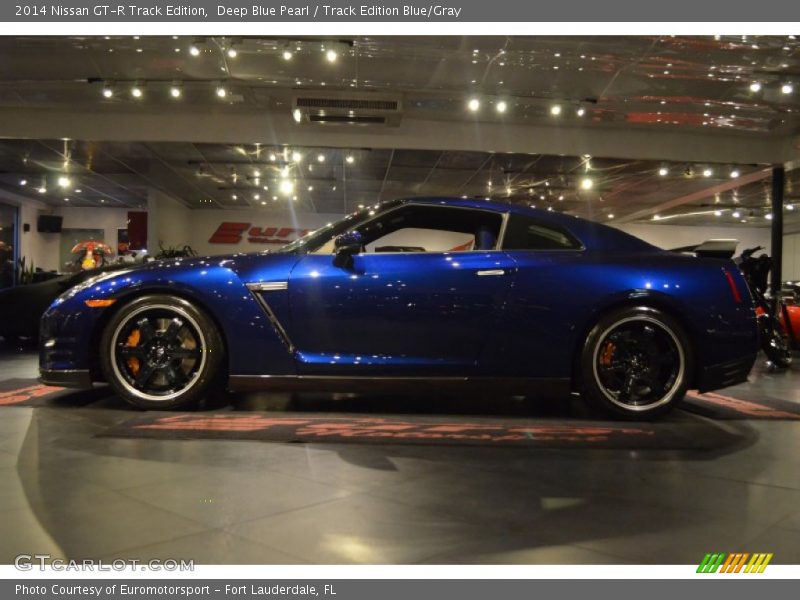 Deep Blue Pearl / Track Edition Blue/Gray 2014 Nissan GT-R Track Edition