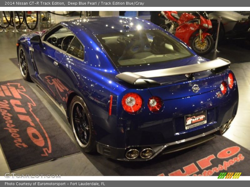 Deep Blue Pearl / Track Edition Blue/Gray 2014 Nissan GT-R Track Edition