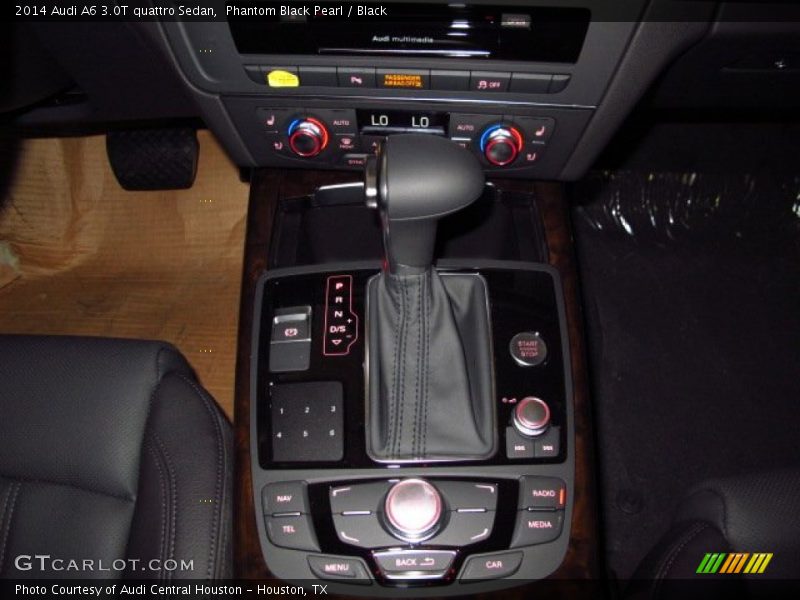 Phantom Black Pearl / Black 2014 Audi A6 3.0T quattro Sedan