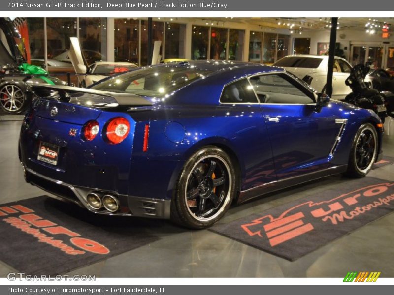 Deep Blue Pearl / Track Edition Blue/Gray 2014 Nissan GT-R Track Edition