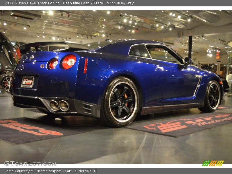 Deep Blue Pearl / Track Edition Blue/Gray 2014 Nissan GT-R Track Edition
