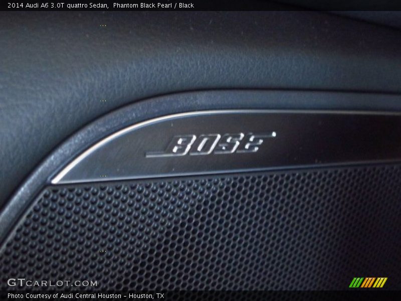 Phantom Black Pearl / Black 2014 Audi A6 3.0T quattro Sedan