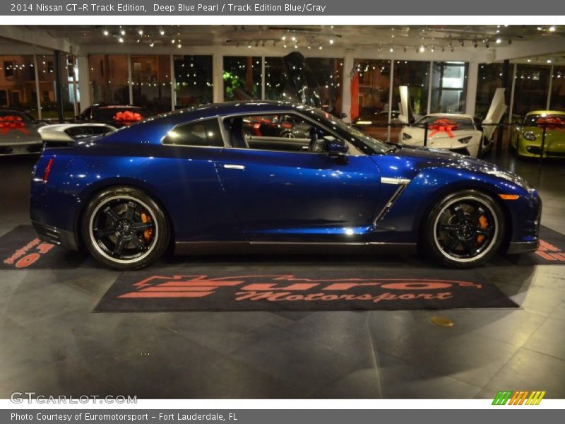 Deep Blue Pearl / Track Edition Blue/Gray 2014 Nissan GT-R Track Edition