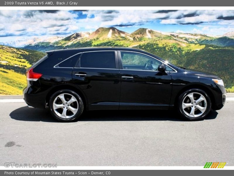 Black / Gray 2009 Toyota Venza V6 AWD