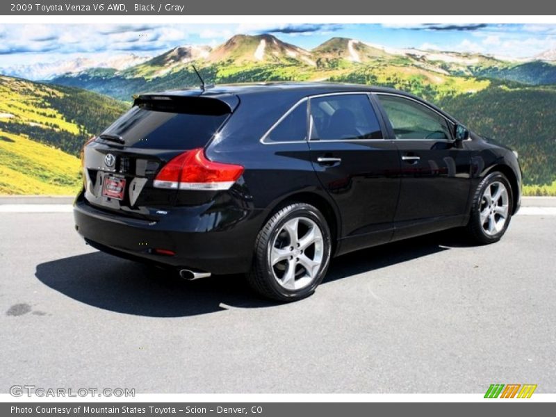 Black / Gray 2009 Toyota Venza V6 AWD