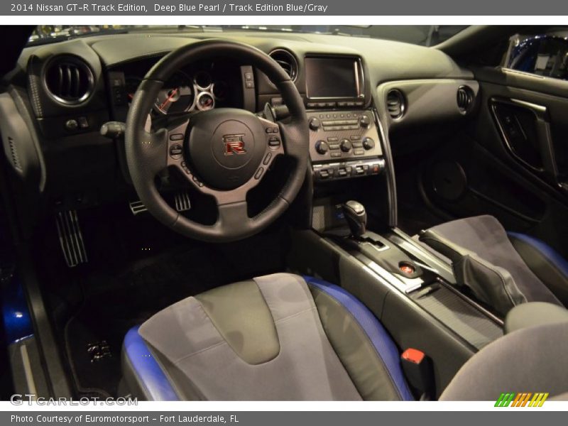  2014 GT-R Track Edition Track Edition Blue/Gray Interior