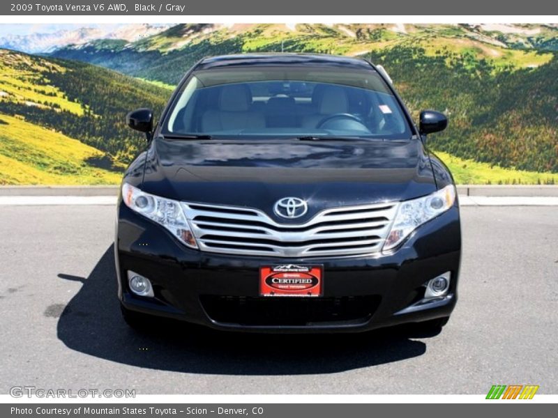 Black / Gray 2009 Toyota Venza V6 AWD