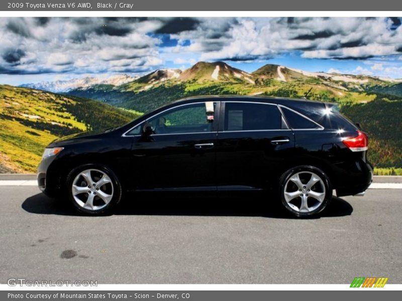 Black / Gray 2009 Toyota Venza V6 AWD