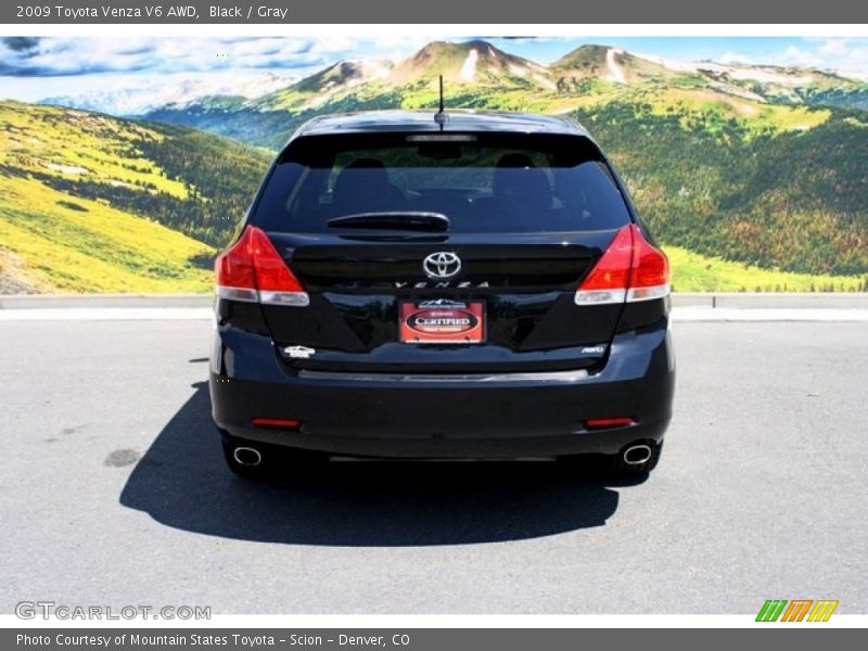 Black / Gray 2009 Toyota Venza V6 AWD