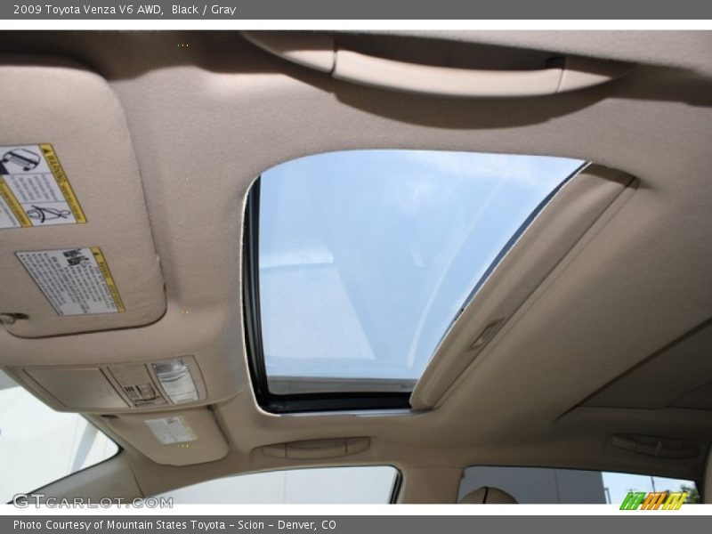 Black / Gray 2009 Toyota Venza V6 AWD