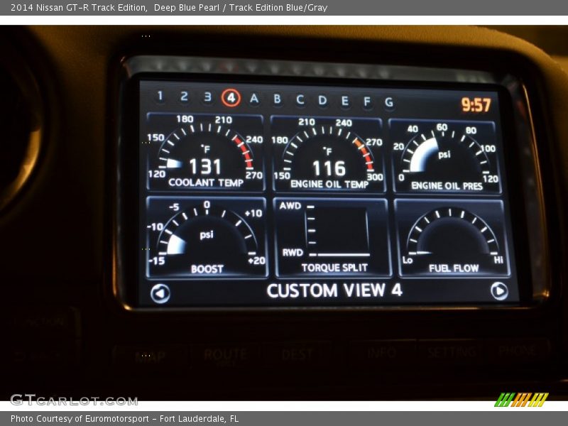 Deep Blue Pearl / Track Edition Blue/Gray 2014 Nissan GT-R Track Edition