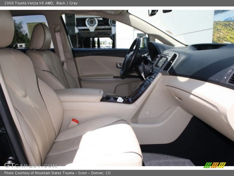 Black / Gray 2009 Toyota Venza V6 AWD