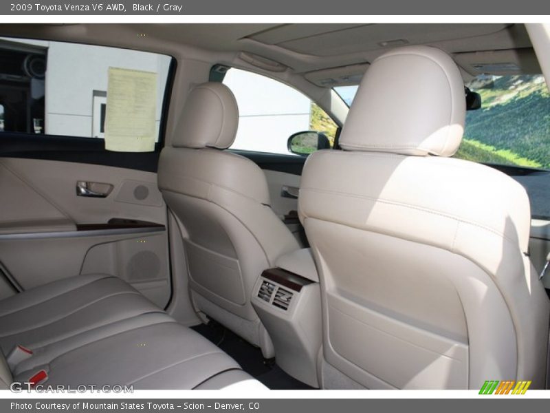 Black / Gray 2009 Toyota Venza V6 AWD