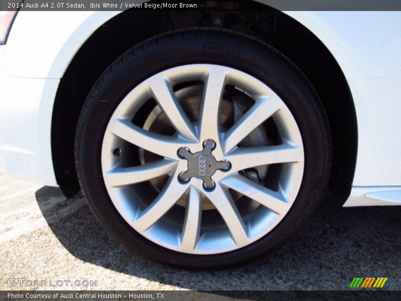Ibis White / Velvet Beige/Moor Brown 2014 Audi A4 2.0T Sedan
