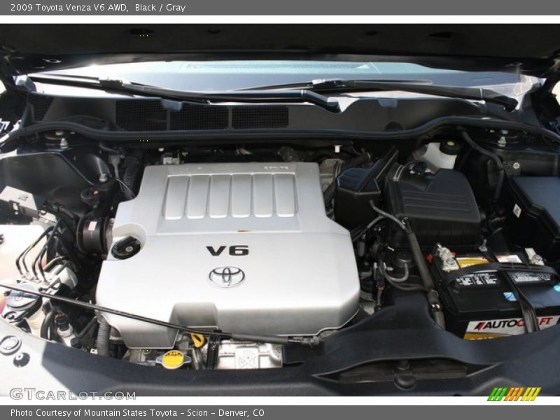 Black / Gray 2009 Toyota Venza V6 AWD