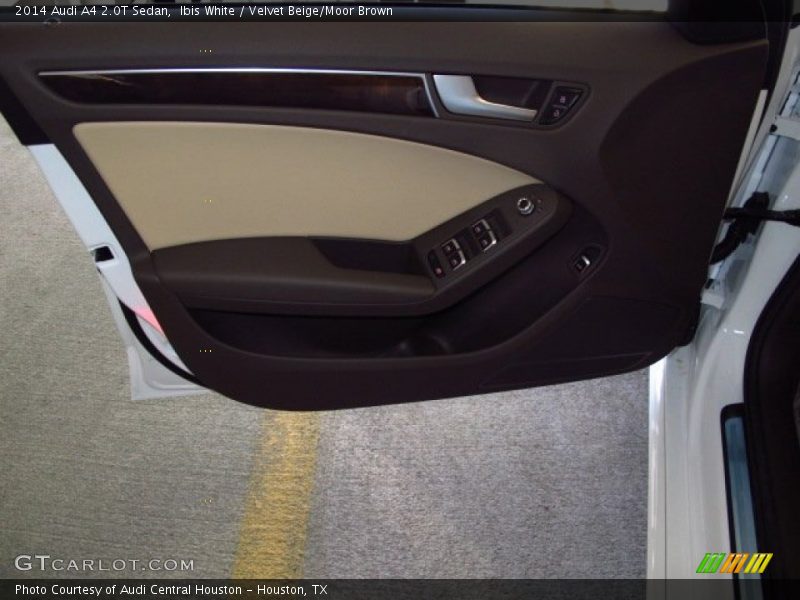 Ibis White / Velvet Beige/Moor Brown 2014 Audi A4 2.0T Sedan