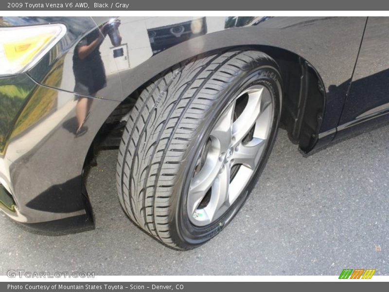 Black / Gray 2009 Toyota Venza V6 AWD