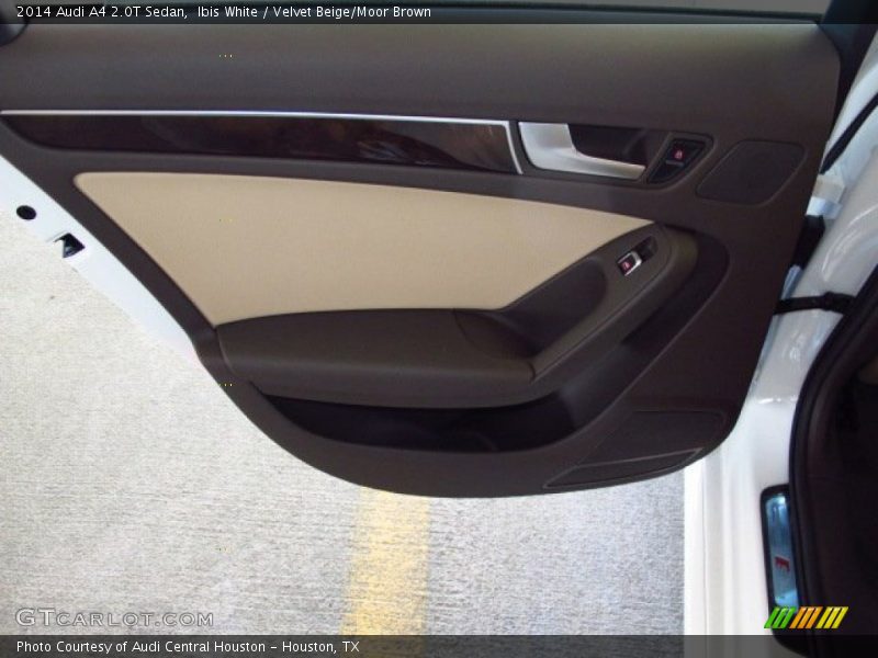 Ibis White / Velvet Beige/Moor Brown 2014 Audi A4 2.0T Sedan