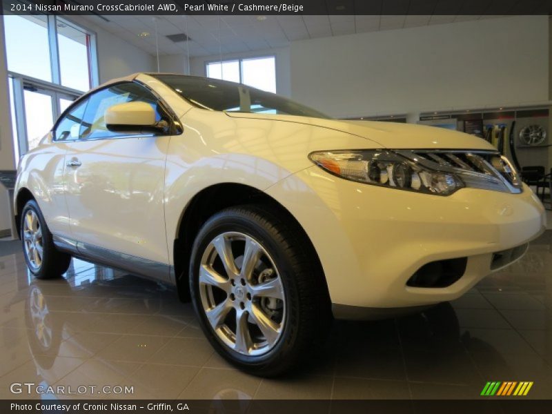 Pearl White / Cashmere/Beige 2014 Nissan Murano CrossCabriolet AWD