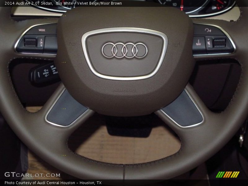 Ibis White / Velvet Beige/Moor Brown 2014 Audi A4 2.0T Sedan