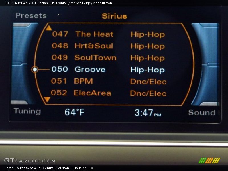 Ibis White / Velvet Beige/Moor Brown 2014 Audi A4 2.0T Sedan